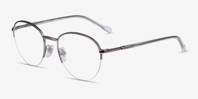Vogue Eyewear VO4263 Shiny Silver MetalEyeglass Frames from EyeBuyDirect, Angle View