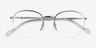 Vogue Eyewear VO4263 Shiny Silver MetalEyeglass Frames from EyeBuyDirect, Closed View