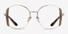Vogue Eyewear VO4269 Pale Gold Brown MetalEyeglass Frames from EyeBuyDirect, Front View