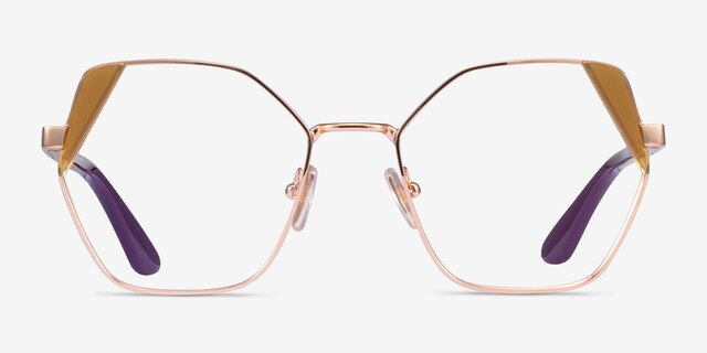 Vogue Eyewear VO4270 Rose Gold Yellow MetalEyeglass Frames from EyeBuyDirect, Front View