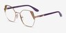 Vogue Eyewear VO4270 Rose Gold Yellow MetalEyeglass Frames from EyeBuyDirect, Angle View