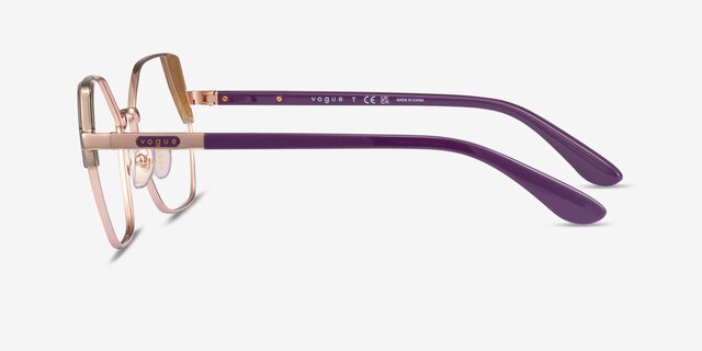 Vogue Eyewear VO4270 Rose Gold Yellow MetalEyeglass Frames from EyeBuyDirect, Side View