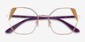 Vogue Eyewear VO4270 Rose Gold Yellow MetalEyeglass Frames from EyeBuyDirect, Closed View