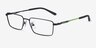 ARNETTE Quadra Black MetalEyeglass Frames from EyeBuyDirect, Angle View