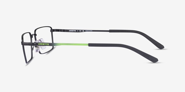 ARNETTE Quadra Black MetalEyeglass Frames from EyeBuyDirect, Side View