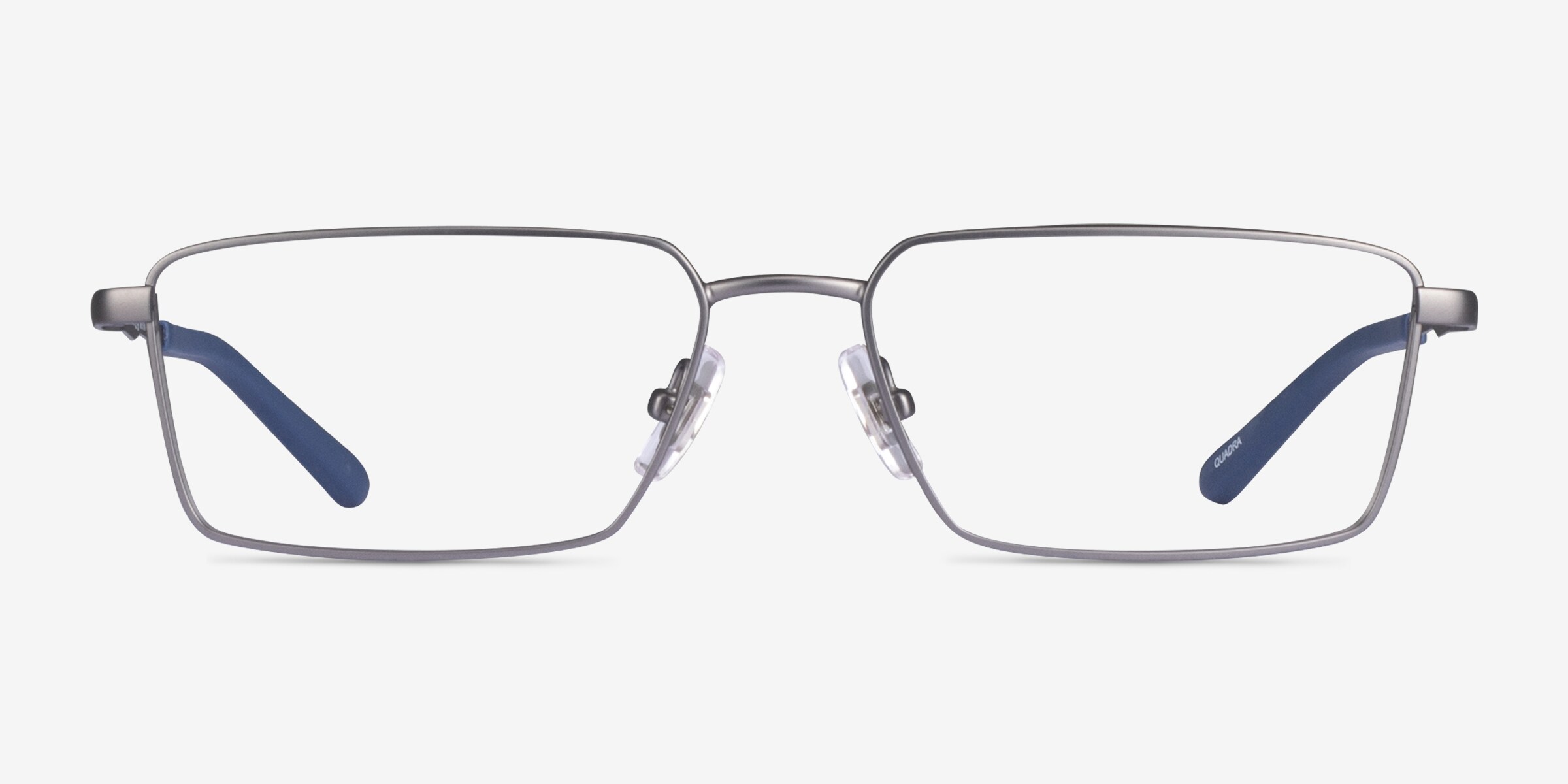 ARNETTE Quadra - Rectangle Silver Frame Glasses For Men | Eyebuydirect