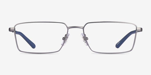 ARNETTE Quadra Silver MetalEyeglass Frames from EyeBuyDirect, Front View