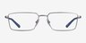 ARNETTE Quadra Silver MetalEyeglass Frames from EyeBuyDirect, Front View