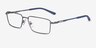 ARNETTE Quadra Silver MetalEyeglass Frames from EyeBuyDirect, Angle View