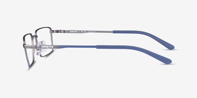 ARNETTE Quadra Silver MetalEyeglass Frames from EyeBuyDirect, Side View
