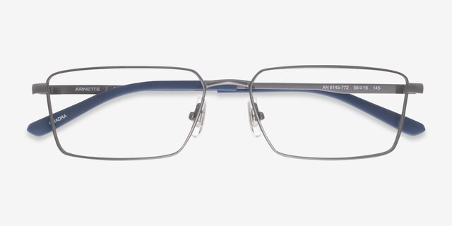ARNETTE Quadra Silver MetalEyeglass Frames from EyeBuyDirect, Closed View