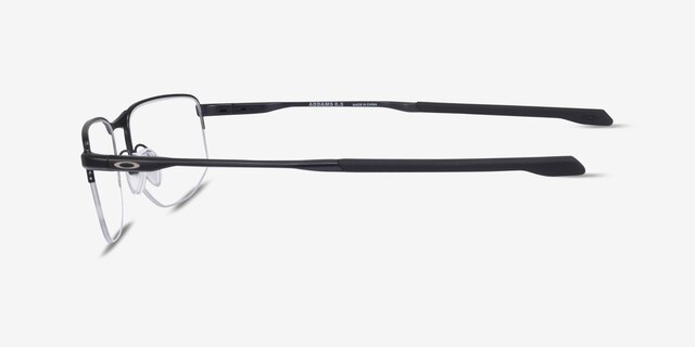 Oakley Addams 0.5 Satin Black MetalEyeglass Frames from EyeBuyDirect, Side View