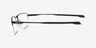 Oakley Addams 0.5 Satin Black MetalEyeglass Frames from EyeBuyDirect, Side View