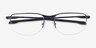 Oakley Addams 0.5 Satin Black MetalEyeglass Frames from EyeBuyDirect, Closed View