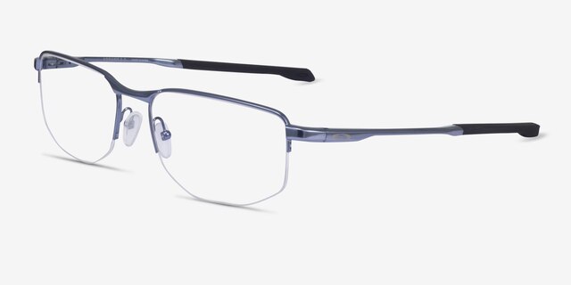 Oakley Addams 0.5 Polished Stonewash MetalEyeglass Frames from EyeBuyDirect, Angle View