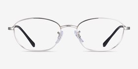 Ray-Ban RB3749V Argenté Métal Montures de lunettes de vue d'EyeBuyDirect, Vue de Face