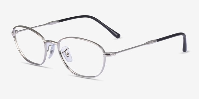Ray-Ban RB3749V Silver MetalEyeglass Frames from EyeBuyDirect, Angle View