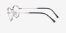 Ray-Ban RB3749V Silver MetalEyeglass Frames from EyeBuyDirect, Side View