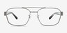 Ray-Ban RB3751V Silver AcetateEyeglass Frames from EyeBuyDirect, Front View