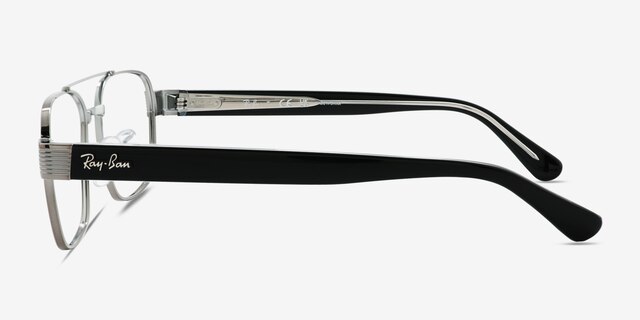 Ray-Ban RB3751V Silver AcetateEyeglass Frames from EyeBuyDirect, Side View