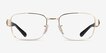 Ray-Ban RB6529 Gold AcetateEyeglass Frames from EyeBuyDirect, Front View
