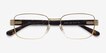 Ray-Ban RB6529 Gold AcetateEyeglass Frames from EyeBuyDirect, Closed View