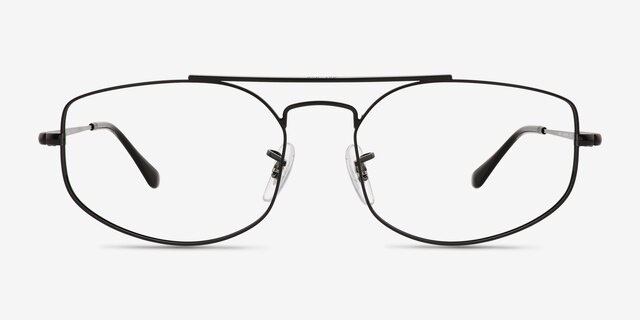 Ray-Ban RB6545 Explorer 5 Black MetalEyeglass Frames from EyeBuyDirect, Front View