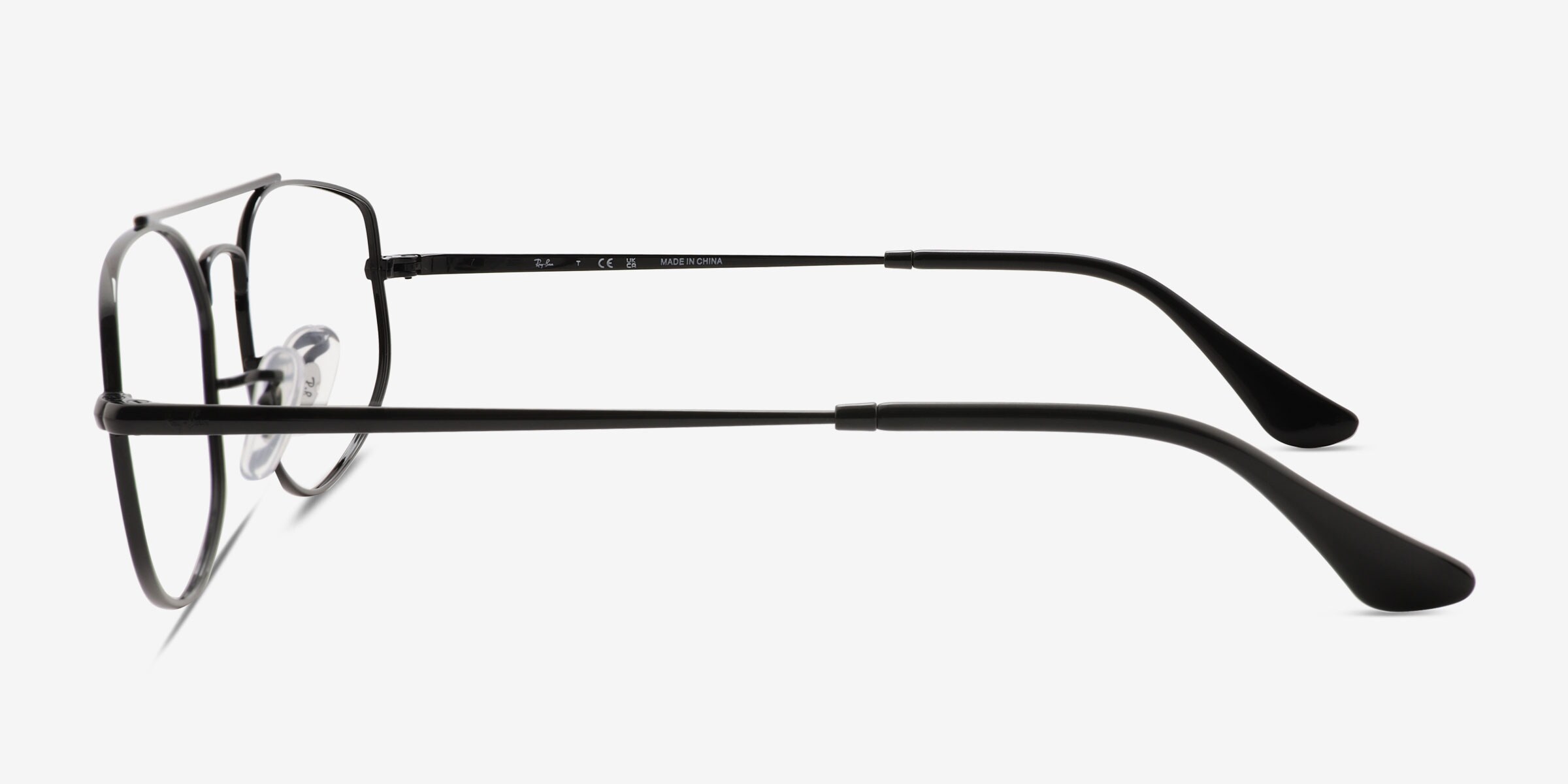 Ray-Ban RB6545 Explorer 5 - Aviator Black Frame Eyeglasses