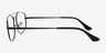 Ray-Ban RB6545 Explorer 5 Black MetalEyeglass Frames from EyeBuyDirect, Side View