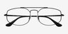 Ray-Ban RB6545 Explorer 5 Black MetalEyeglass Frames from EyeBuyDirect, Closed View
