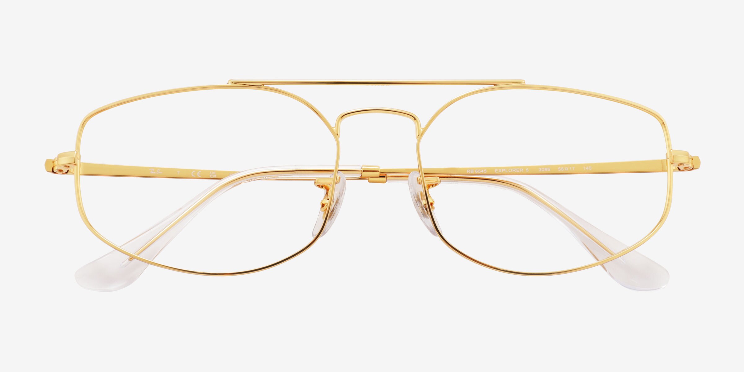 Ray-Ban RB6545 Explorer 5 - Aviator Black Frame Eyeglasses