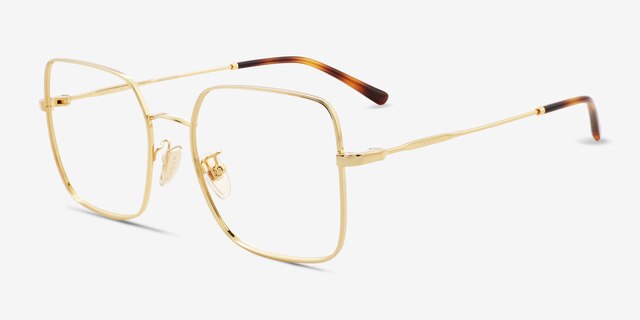 Vogue Eyewear VO4328D Gold MetalEyeglass Frames from EyeBuyDirect, Angle View
