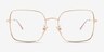 Vogue Eyewear VO4328D Rose Gold MetalEyeglass Frames from EyeBuyDirect, Front View