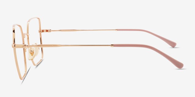 Vogue Eyewear VO4328D Rose Gold MetalEyeglass Frames from EyeBuyDirect, Side View
