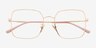 Vogue Eyewear VO4328D Rose Gold MetalEyeglass Frames from EyeBuyDirect, Closed View
