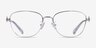 Coach HC5128 Shiny Silver MetalEyeglass Frames from EyeBuyDirect, Front View