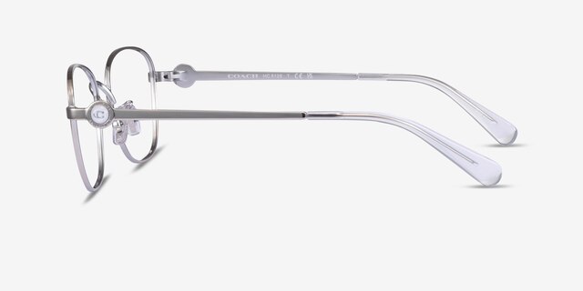 Coach HC5128 Shiny Silver MetalEyeglass Frames from EyeBuyDirect, Side View