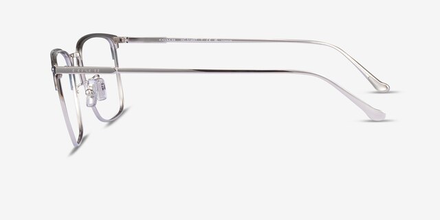 Coach HC5149T Navy Silver TitaniumEyeglass Frames from EyeBuyDirect, Side View