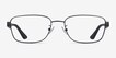 Coach HC5122 Satin Black MetalEyeglass Frames from EyeBuyDirect, Front View