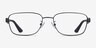 Coach HC5122 Satin Black MetalEyeglass Frames from EyeBuyDirect, Front View