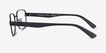 Coach HC5122 Satin Black MetalEyeglass Frames from EyeBuyDirect, Side View