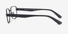 Coach HC5122 Satin Black MetalEyeglass Frames from EyeBuyDirect, Side View