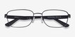 Coach HC5122 Satin Black MetalEyeglass Frames from EyeBuyDirect, Closed View