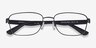 Coach HC5122 Satin Black MetalEyeglass Frames from EyeBuyDirect, Closed View