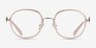 Coach HC5129 Shiny Rose Gold AcetateEyeglass Frames from EyeBuyDirect, Front View