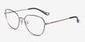 Coach HC5137 Black Gold MetalEyeglass Frames from EyeBuyDirect, Angle View