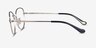 Coach HC5137 Black Gold MetalEyeglass Frames from EyeBuyDirect, Side View