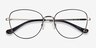 Coach HC5137 Black Gold MetalEyeglass Frames from EyeBuyDirect, Closed View