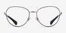 Ralph RA6054 Black MetalEyeglass Frames from EyeBuyDirect, Front View