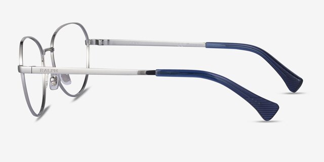 Ralph RA6054 Silver MetalEyeglass Frames from EyeBuyDirect, Side View